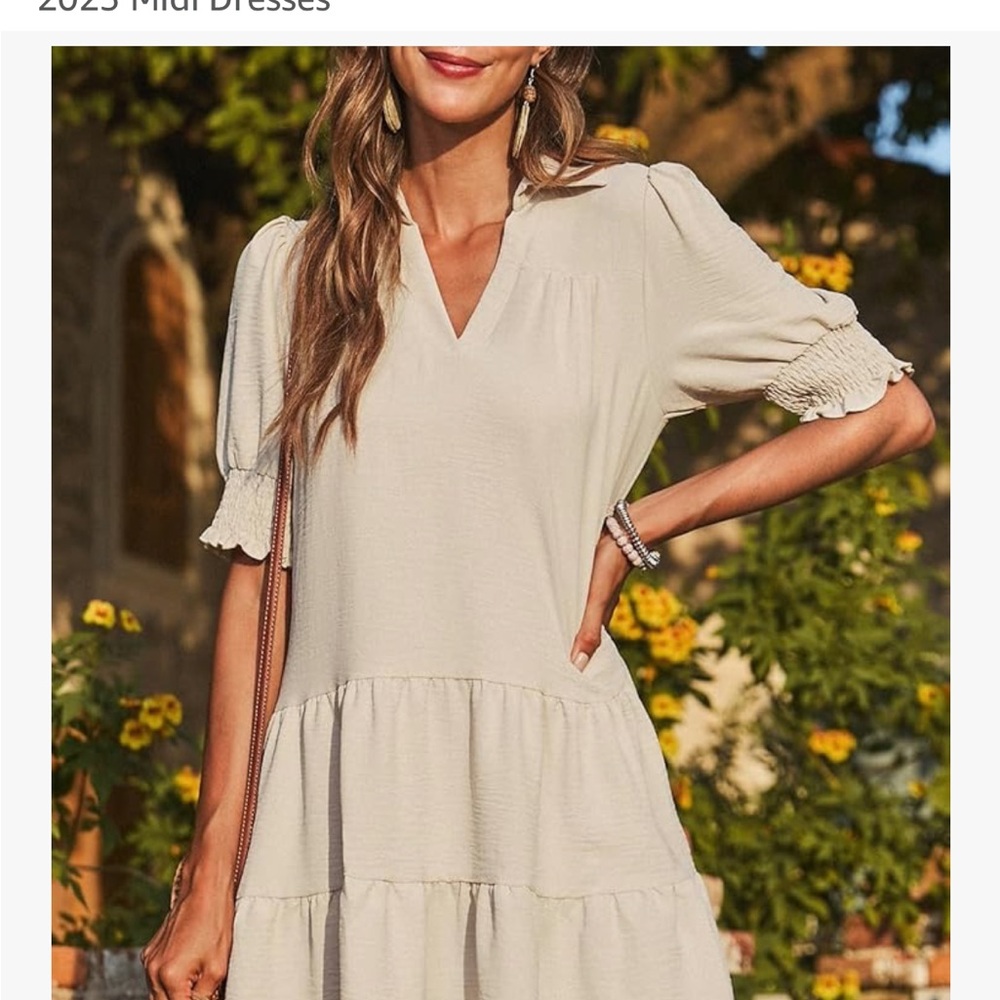 Elegant Cream Dress